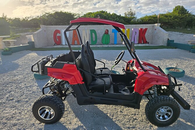 2 Seater Side by Side Guided Adventure Tour in Grand Turk - Stop 1 at Grand Turk Welcome Sign: The Best First Photo You Can Get