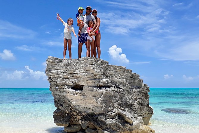 7 Hour Private Catamaran Sail, Snorkel and Beach BBQ Grace Bay, Providenciales - Half Moon Bay sandbar time and the iguanas you learn about