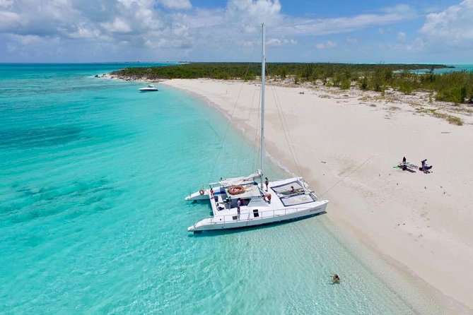 7 Hour Private Catamaran Sail, Snorkel and Beach BBQ Grace Bay, Providenciales - The beach BBQ lunch: lobster when in season, plus plenty for everyone
