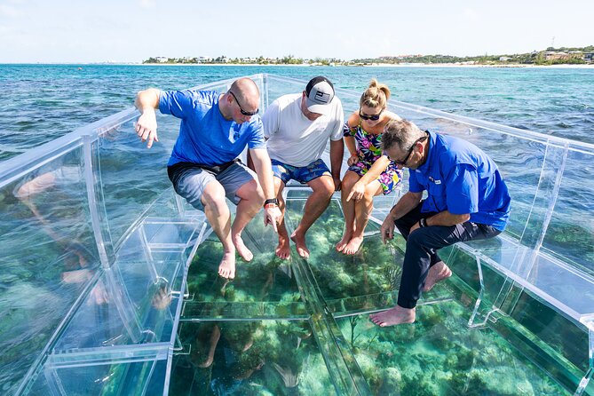 75 Minutes Clear Boat Tour in Caicos Island - A 100% clear boat over Grace Bay, and why it feels like dry snorkeling