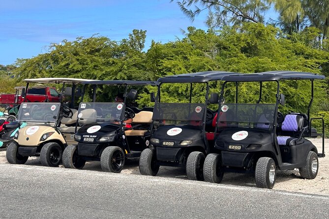 BMC Rentals -Golf Carts & Jeep Wrangler in Grand Turks - Cart Basics: Covered Roof, Left-Side Driving, and the Stuff to Inspect
