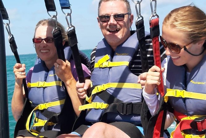 Capt Marvin Watersports / Parasail - Public Tour - Optional Water Dip: Dry Float or Feet in the Water