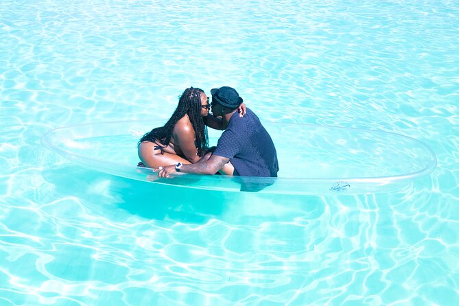 Couples Clear Kayak PhotoShoot Grand Turk Island - The 35 Minutes Game Plan, From Cruise Port to Splash-Back
