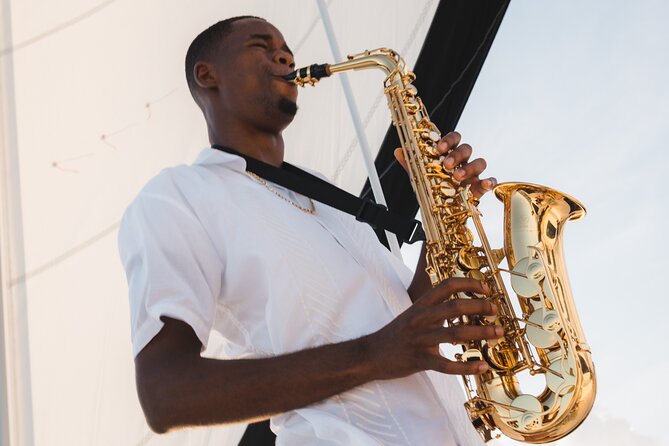 Deluxe Sunset and Saxophone Sail on Luxury Lady Grace Catamaran - Why This Lady Grace Sunset Sail Works So Well in Turks and Caicos