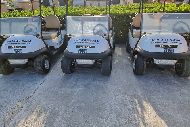 Golf Cart Rental in Grand Turk (4-seater) - Finding Paradise Carts Outside the Cruise Port Gate