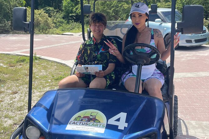 Grand Turk Golf Cart Rentals (CACTUS CARTS) - Price, Seat Choice, and What You Really Get for $120