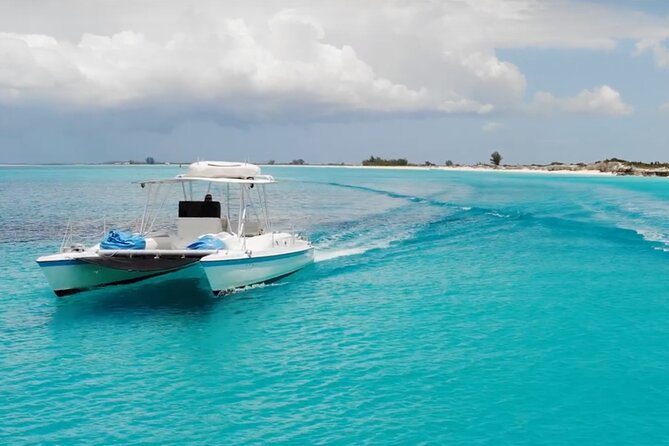 Half Day Private Charter of the Caicos Cays - Boarding the Catalyst: comfort, sunbathing, and shade you will actually use