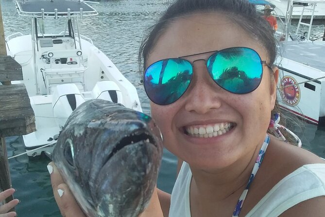 Private Bottom Fishing Charter 1/2 day morning on "Shady Grady" - Pickup around Grace Bay and getting to the dock without stress