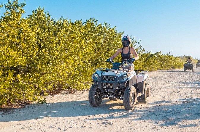 Providenciales 2 Hours ATV Adventure - Frenchman Creek, cliffs, and the open-faced cave part of the route