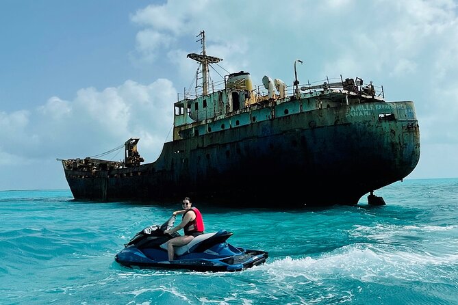 Shipwreck Adventure in Providenciales - Long Bay: the beach reset after open water