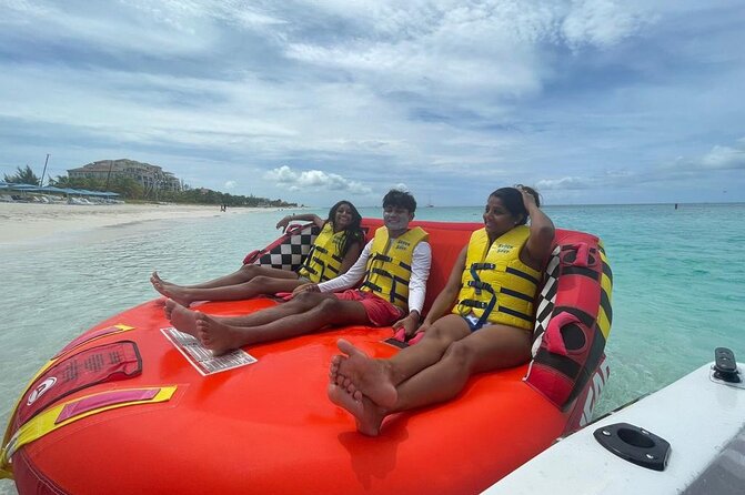 Tubing on grace bay beach Turks and caicos islands - Getting on the water: meeting at Grace Bay with pickup