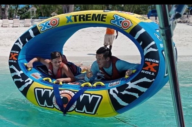 Wow Extreme Tube on Gracebay Beach Turks and Caicos Islands - Who should book the WOW Extreme Tube